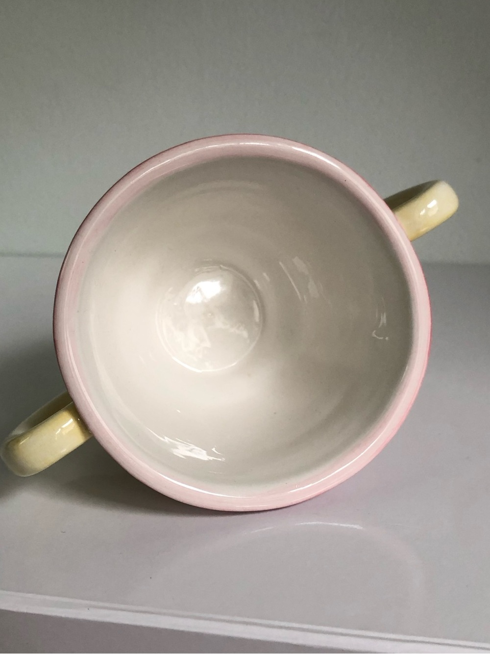 Vintage Y2K God Loves You Noah’s Ark Pastel Two-Handled Decorative Cup - Picture 6 of 12